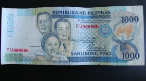 One Thousand Pesos Down The Drain