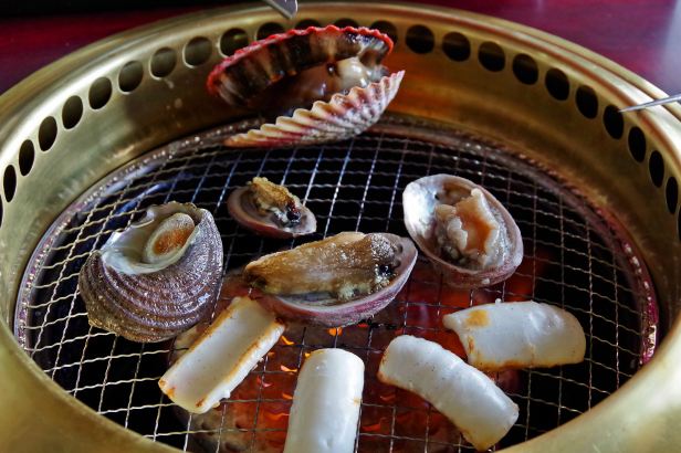 closeup seafood grill