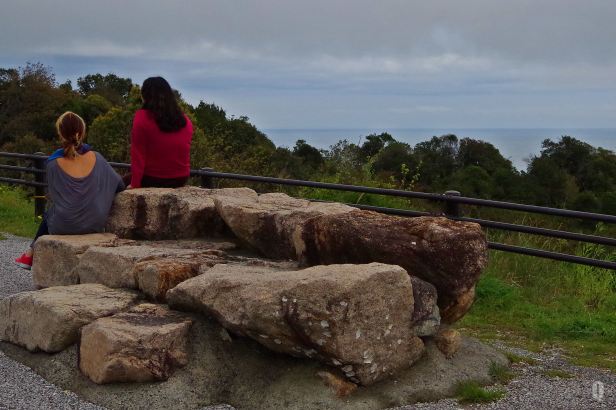 me and mika backs sea viewdeck