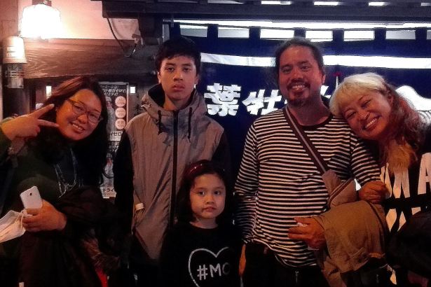 mika and us at first resto stop