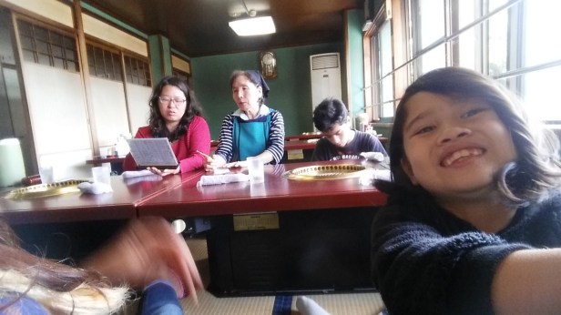 sofie selfie with mika alon at katsurahama lunch